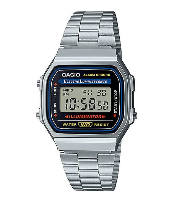 Relógio Casio Vintage Prata A168WA-1WDF