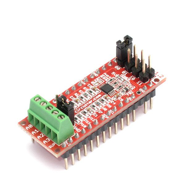 Nanoshield ADC 4-20 – para sensores com saída de 4 a 20mA ADS1115IDGSR