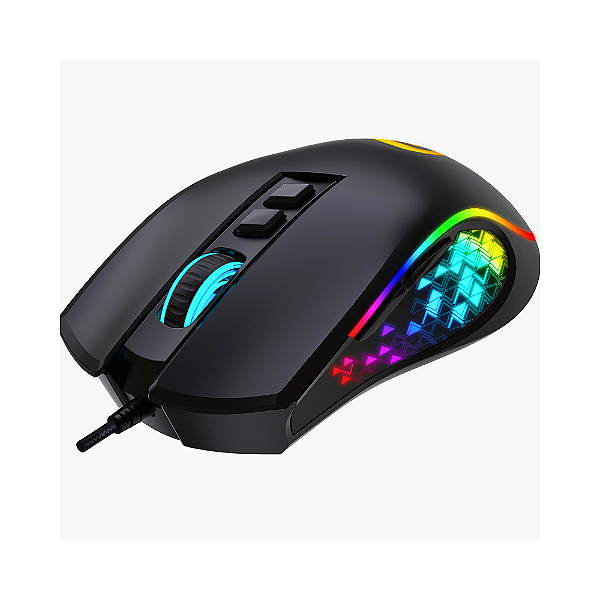 Mouse Gamer Fortrek Vickers New Edition 8000DPI RGB Preto
