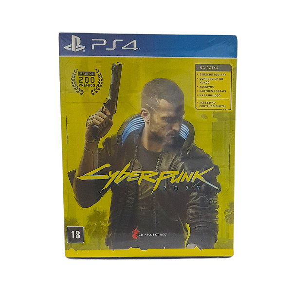 Jogo Cyberpunk 2077 PS4 Mídia Física