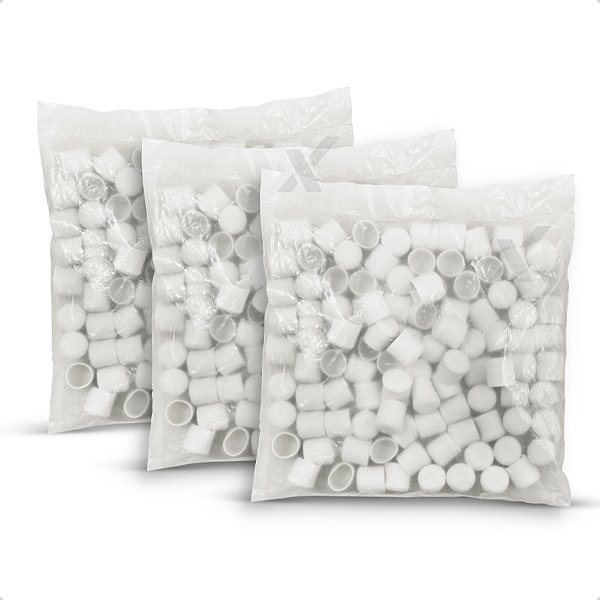 300 Ponteira Para Banner Branca 23mm 7/8 Faixas Acabamento