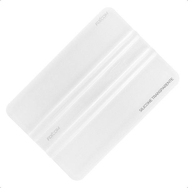 Espatula Silicone Exfak Transparente Envelopamento Aplicação de Adesivos