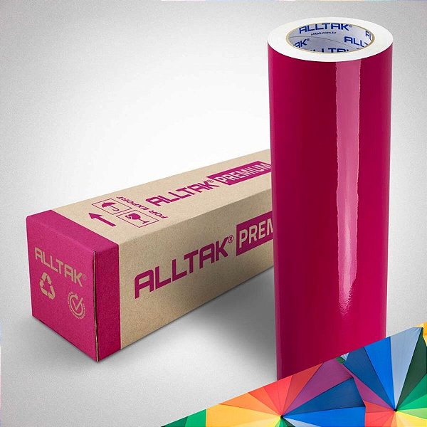 Bobina Vinil Adesivo Rolo Envelopamento Magenta Alltak Premium 773330