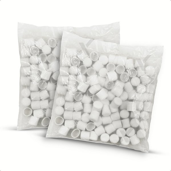 200 Ponteira Para Banner Branca 19mm 3/4 Faixas Acabamento