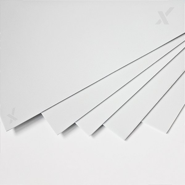 Chapa Ps Poliestireno Branco 2mt X 1mt - 0,5mm Plastico Virgem Psai
