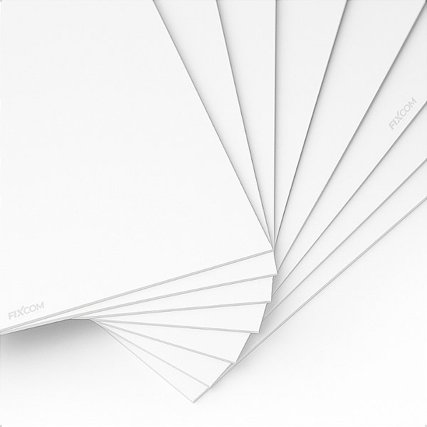 PVC Expandido Chapa Branca Placa 1220x2440mm Comunicação Visual - 3mm