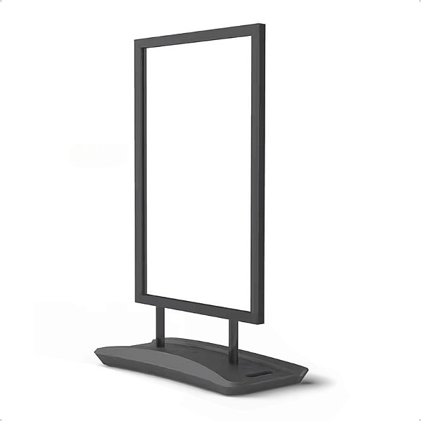 Totem Promocional Portátil Expositor Dupla Face 120x70 Display Oferta Sem Placa
