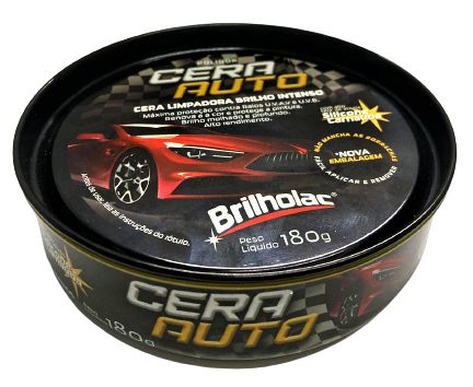 Cera Automotiva Brilholac Pasta 180gR