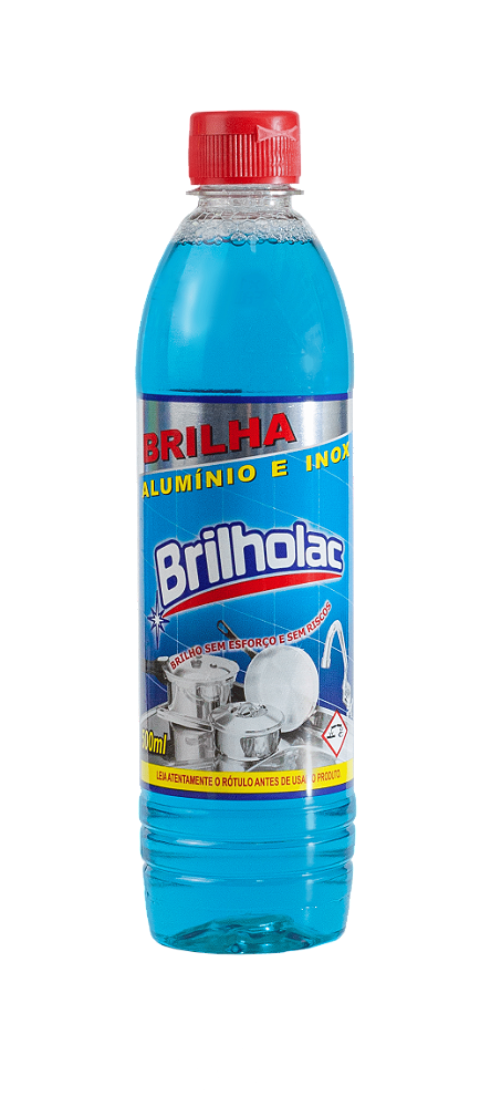 Brilha Aluminio e Inox Tradicional Brilholac 500mL