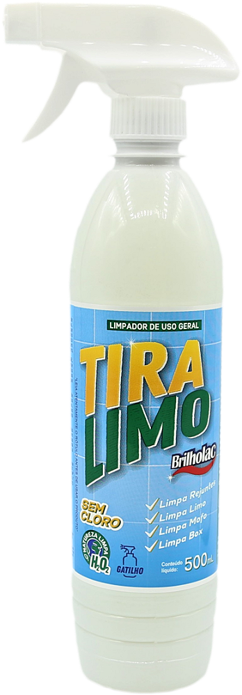 Limpador de Uso Geral Tira Limo Sem Cloro Brilholac Gatilho 500mL