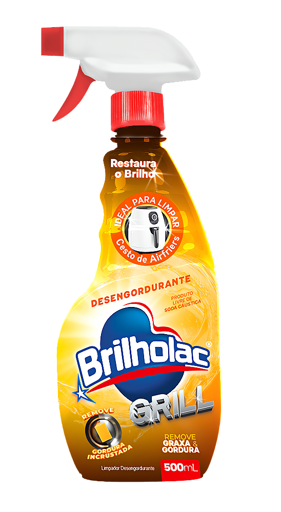 Limpador Desengordurante Brilholac GRILL 500mL