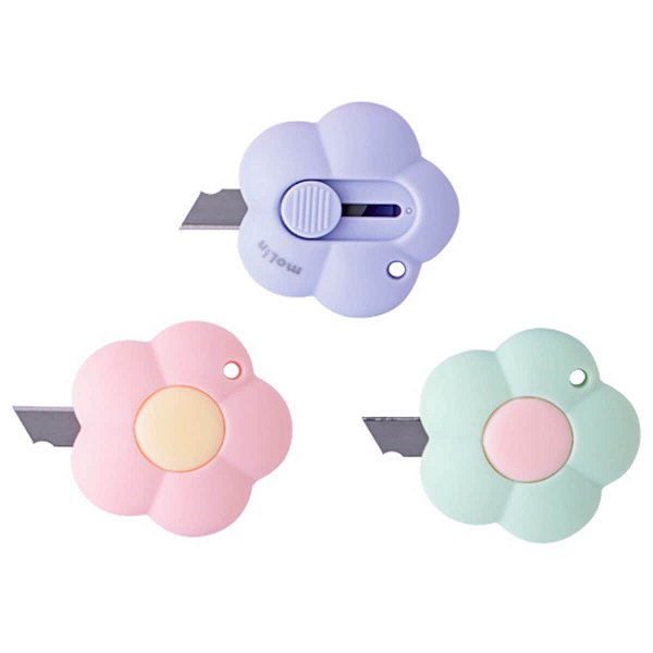 Mini Estilete Chaveiro Love Flowers Flor Com Trava Molin GMD