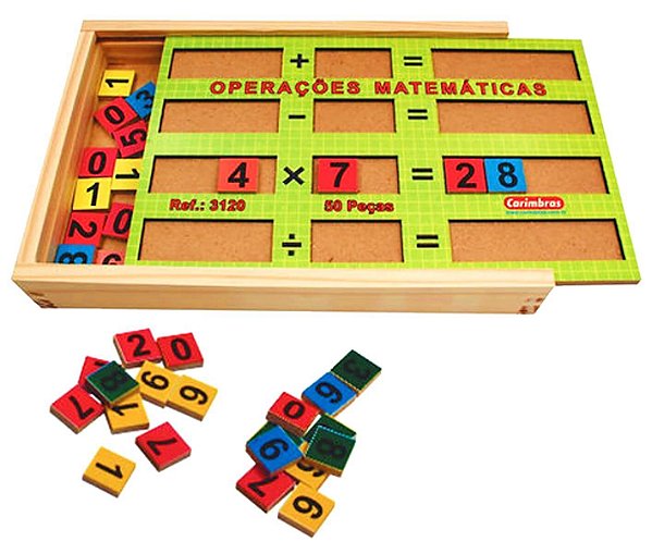 Operações Matematicas Brinquedo Pedagogico Carimbras