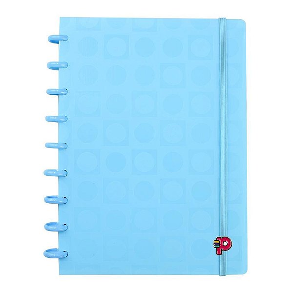 Caderno Breeze Pastel Medio - Azul Pastel