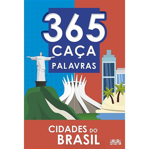 Livro 365 Caça Palavras - Cidades do Brasil