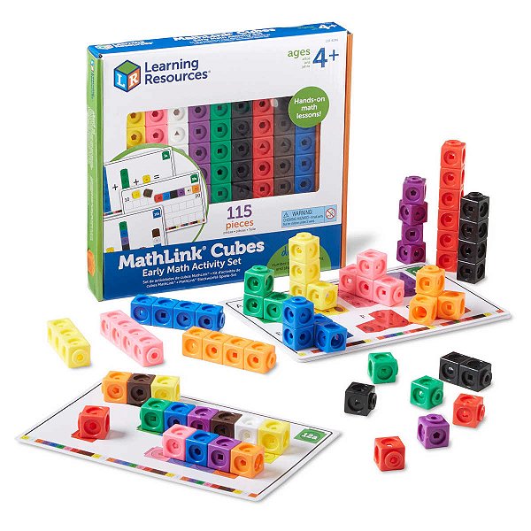 Cubos Encaixe 115 MathLink Cubes LER4286 Learning Resources
