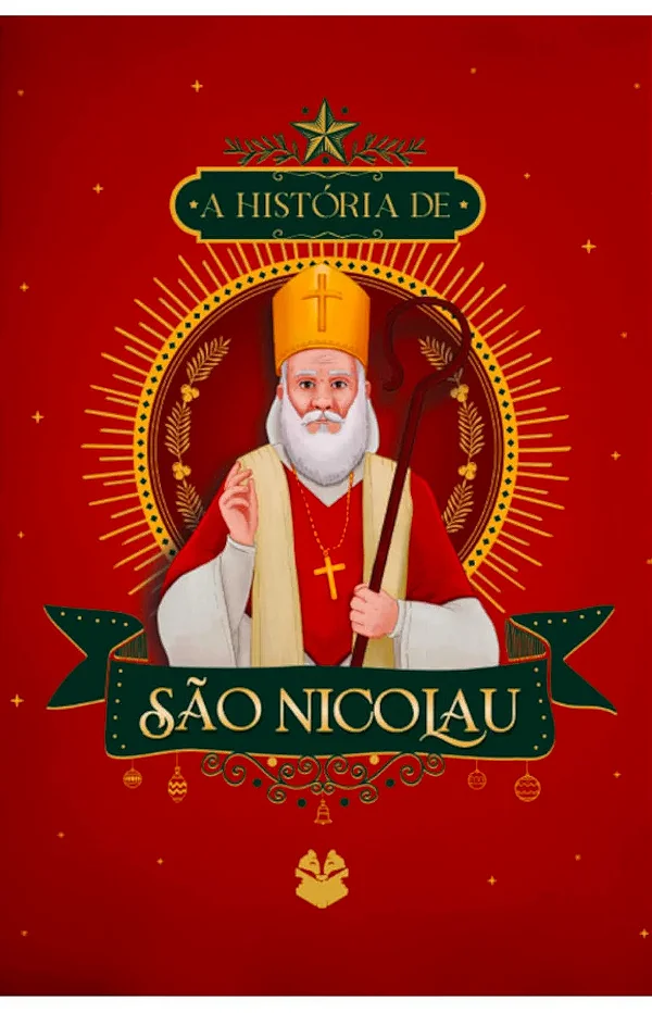 Livro A Historia De São Nicolau Editora Texugo Papai Noel