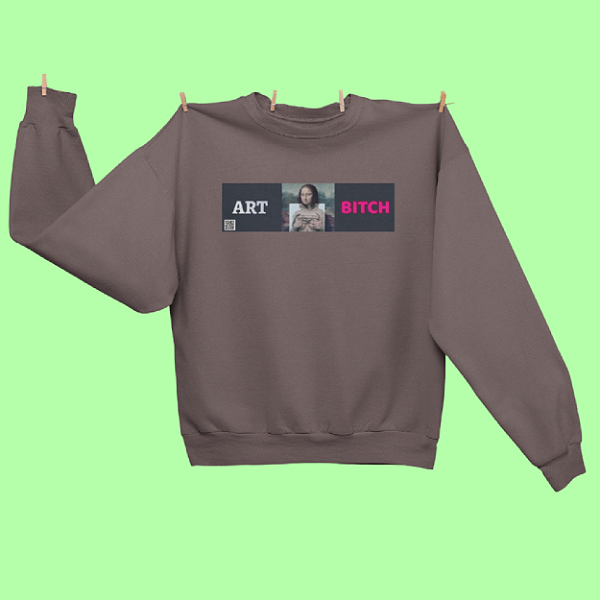 Moletom - Art Bitch Monalisa  (Gola Careca)
