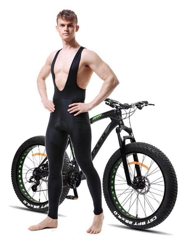 Calça Bretelle De Ciclismo Com Forro D90