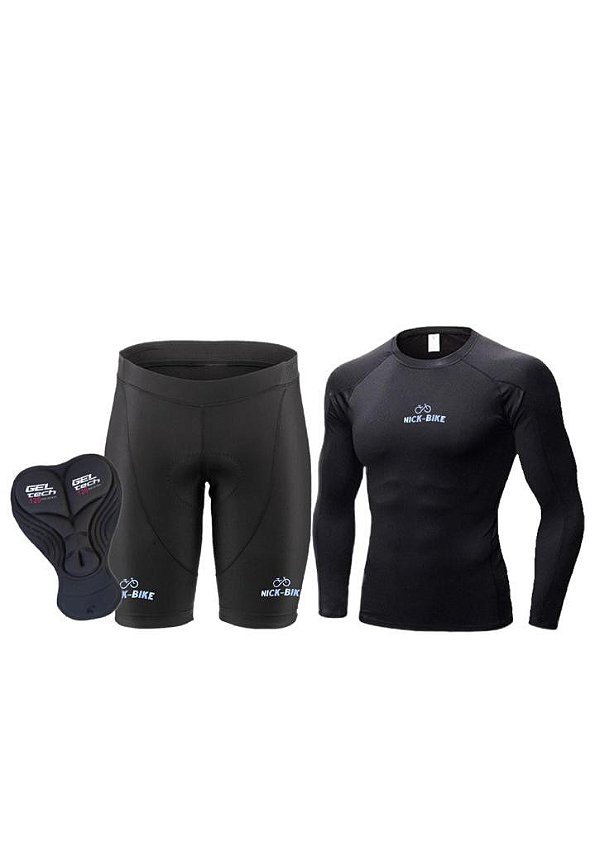 Conjunto De Ciclismo Com Forro Gel D120