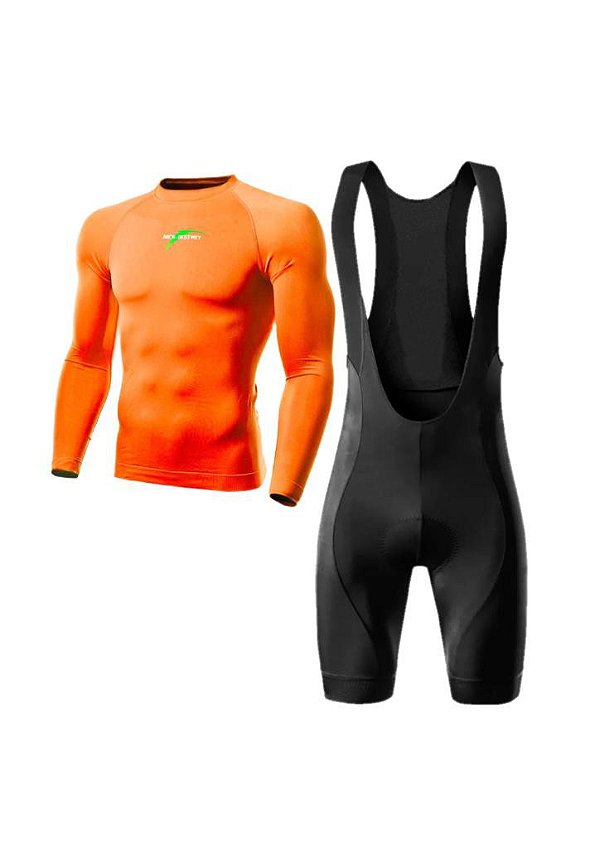 Conjunto De Ciclismo Bretelle Com Forro Gel D120
