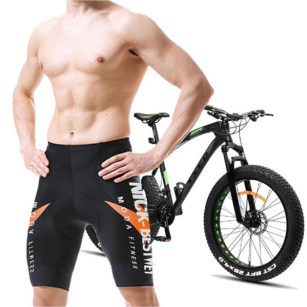 Bermuda De Ciclismo Com Forro D90