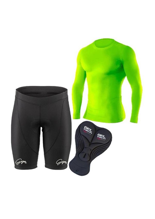 Conjunto De Ciclismo Com Forro Gel D120