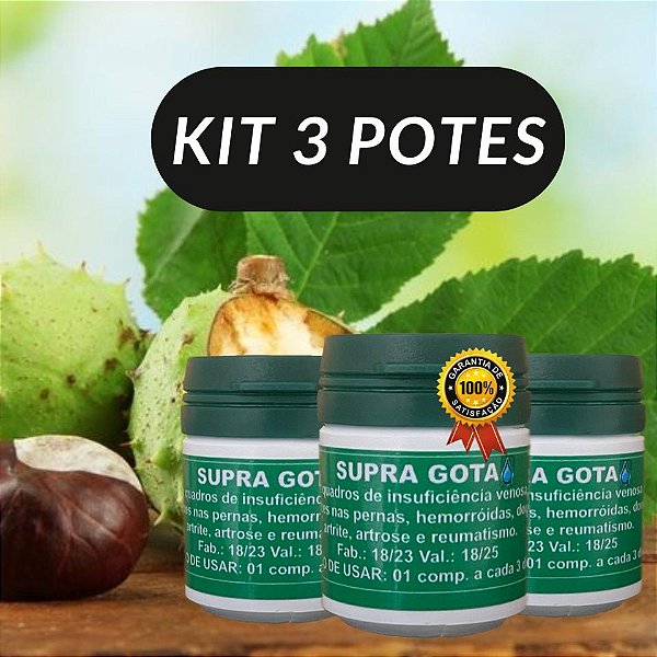 Kit 03 Supra Gota 15 CAPS