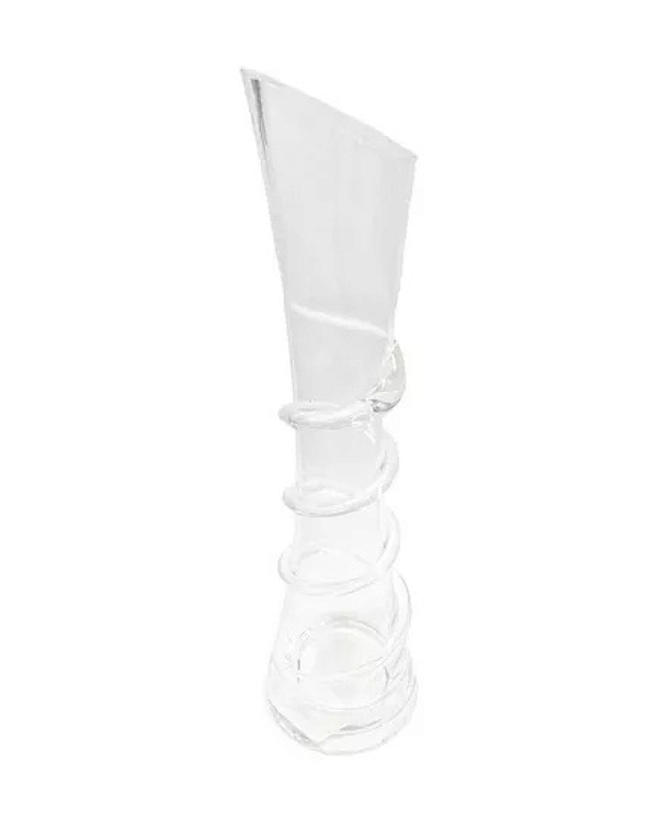 Kit Mini Vaso Tulipa Vidro 19,5cm C/ 2un - Transparente