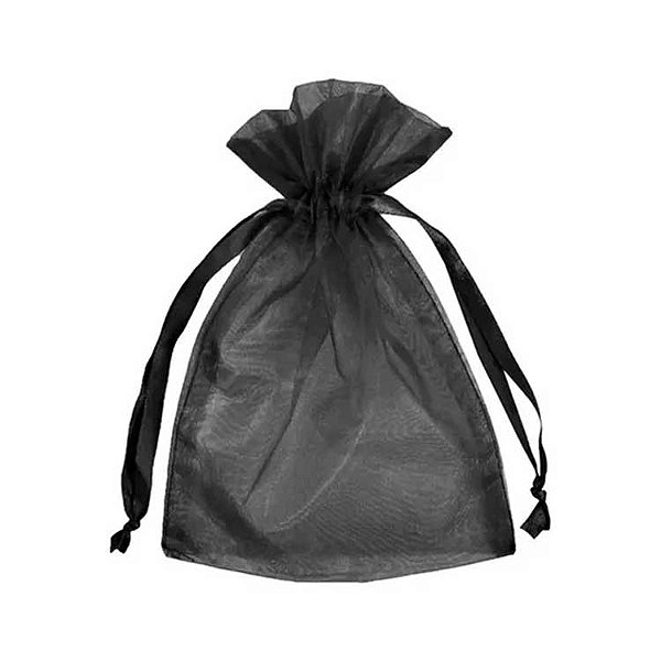 Saquinhos de Organza - Preto