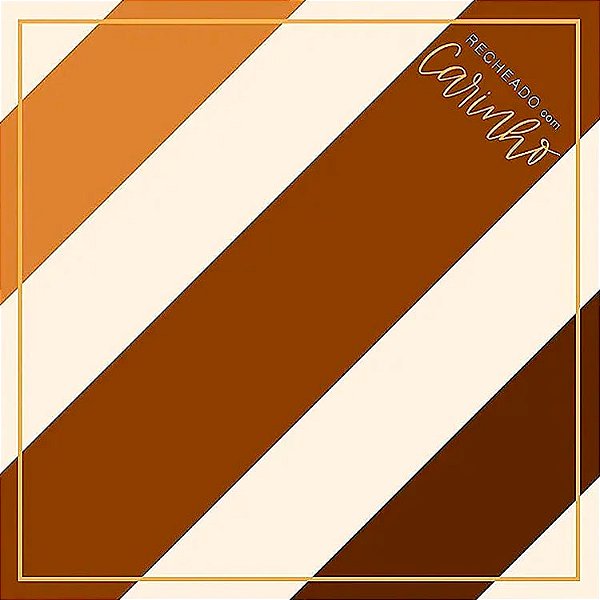 Saco para Ovo de Páscoa Express Tons de Chocolate - 39x39 cm