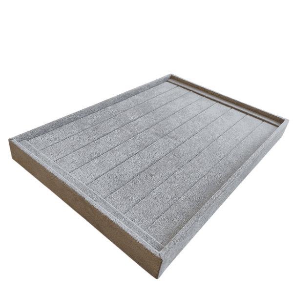 Mostruário Porta Joias Anéis Revestido Veludo 3x35x24cm