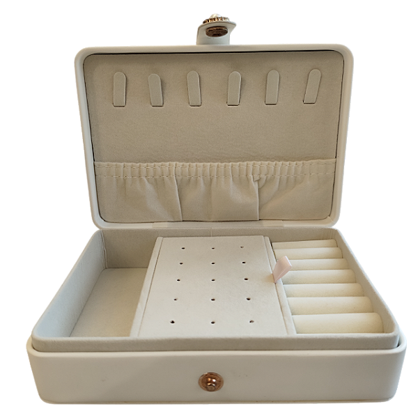 Caixa Porta Joias com Interior total Aveludado 5x15x11 Organizador