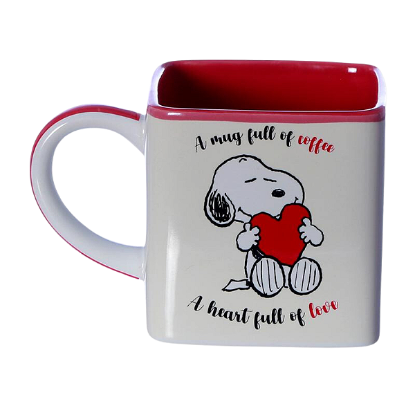 Caneca Cubo Snoop Puppy Coffee Cerâmica 300ml
