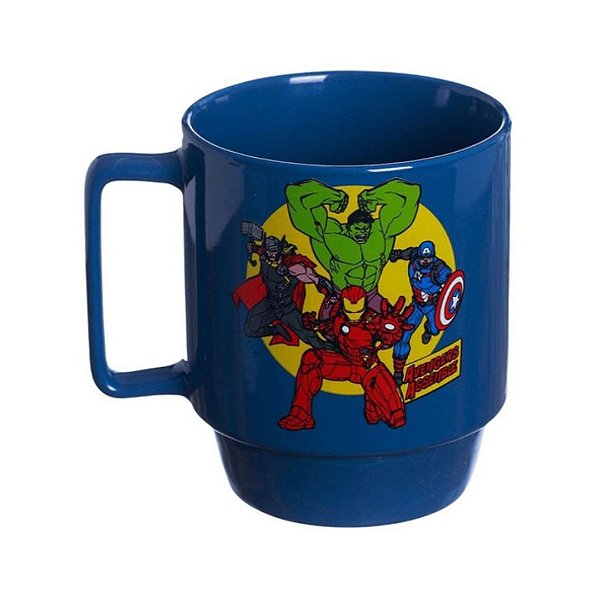 Caneca Tina Vingadores Avengers Lançamento  400ml