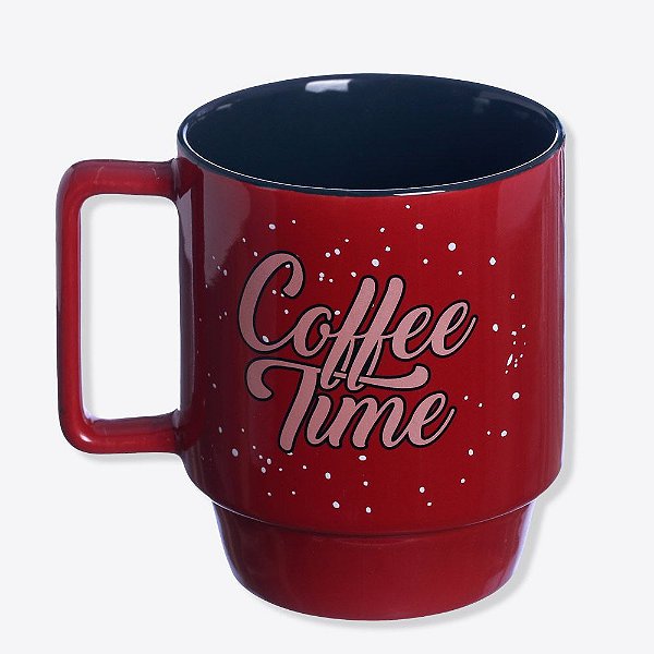 Caneca Tina 400ml Coffee Time