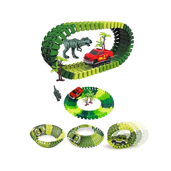Brinquedo Dinossauro Track 52 Peças
