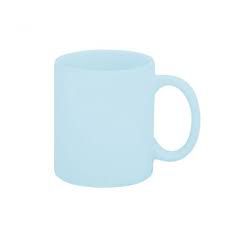Caneca Cerâmica 325ml Azul Delicadinha Metalnox