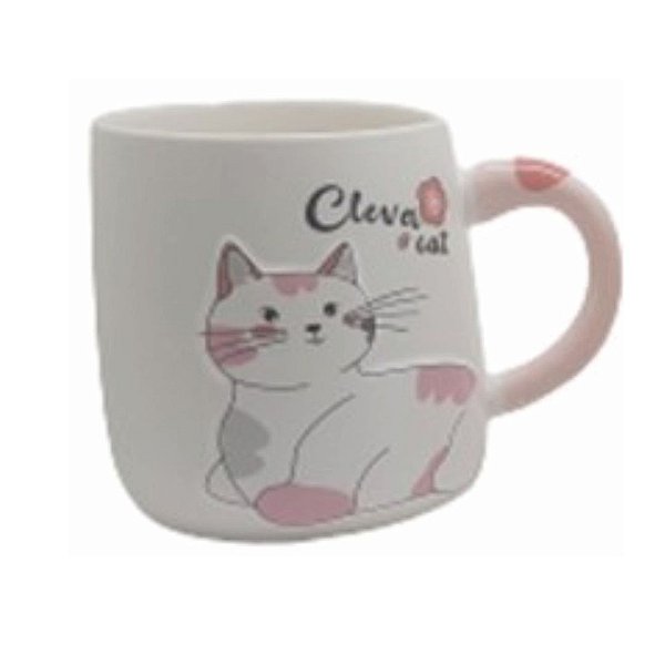 Caneca Porcelana World Claver Cat 450ml