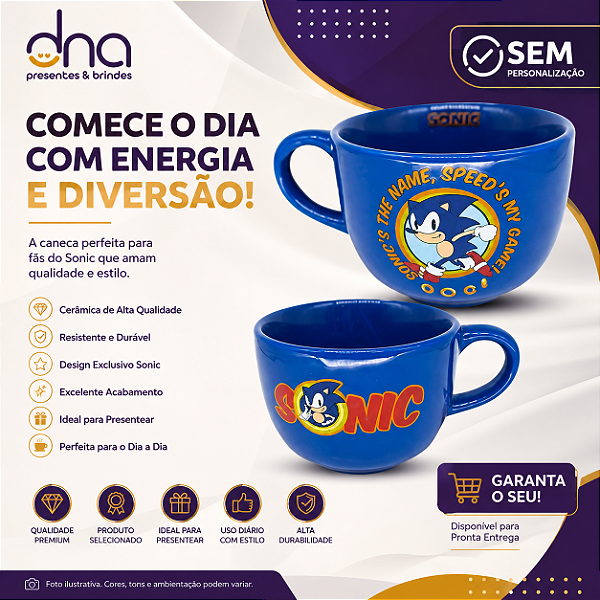 Caneca Sopa Sonic 500ml