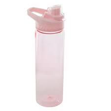 Garrafa Sport c/tampa, alça e bico Rosa 700ml Metalnox