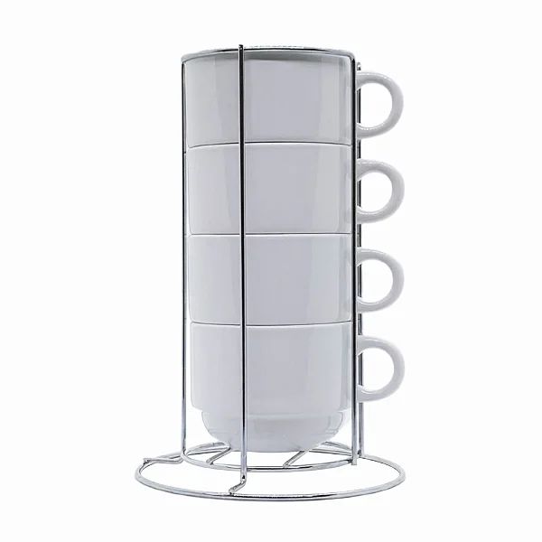 Xícara 150ml Torre com 4 unidades Branca