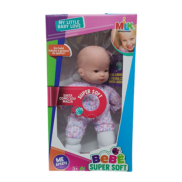 Boneca Bebê Super Soft