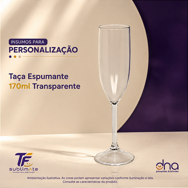 Taça Espumante 170ml Transparente