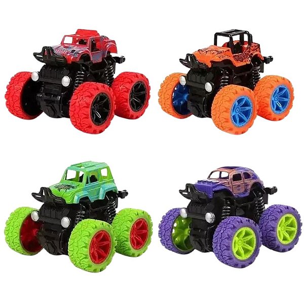 Carrinho Fricção Destroyer Laranja