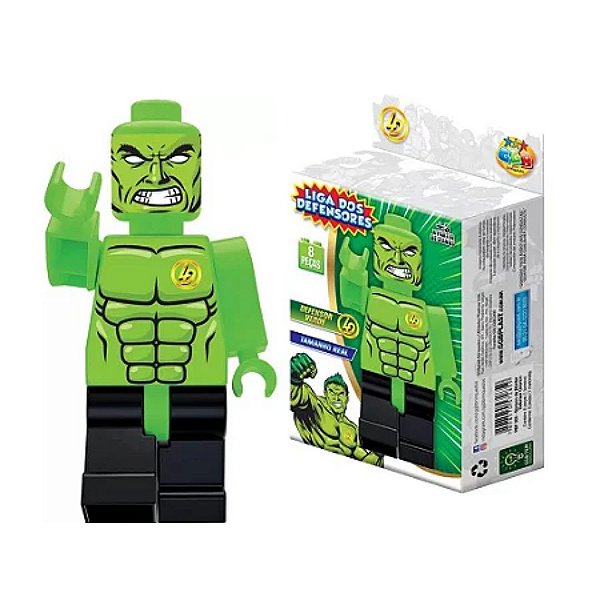 Blocos de Montar - Defensor Verde