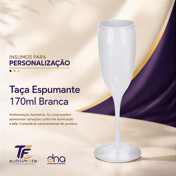 Taça Espumante 170ml Branca