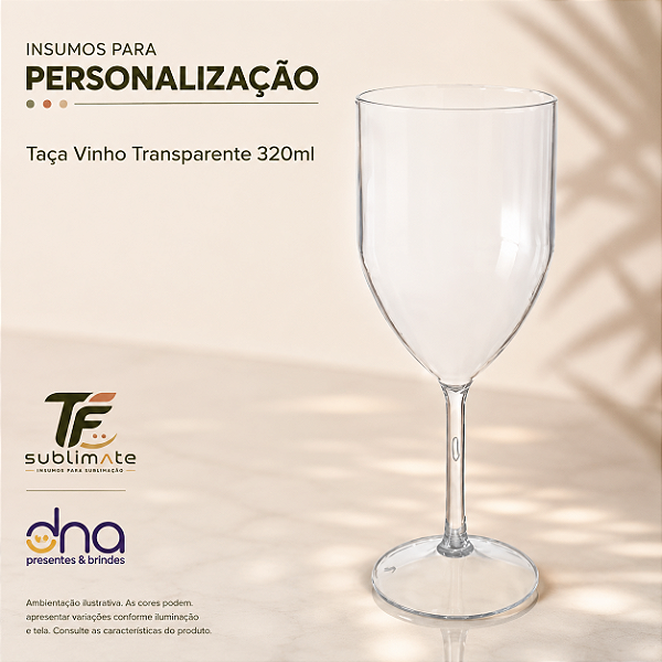 Taça Vinho Transparente 320ml