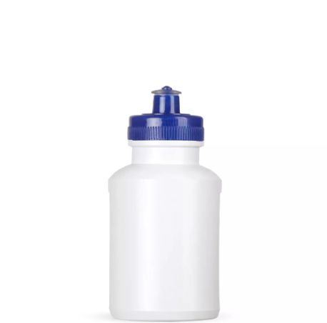 Squeeze de Plástico Branco c/ Prime 300ml com Tampa Azul