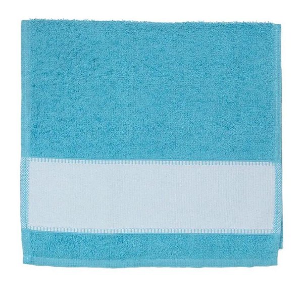 Toalha Lavabinho Azul Ciano - 22cm x 38cm
